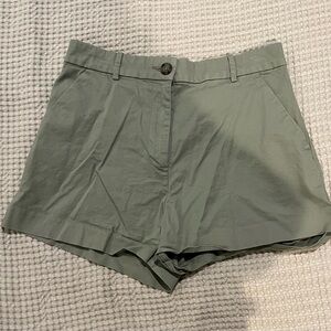 H&M Olive Cargo Shorts
